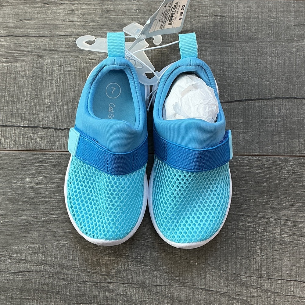 Cat & Jack Aqua Blue Kids Sneakers